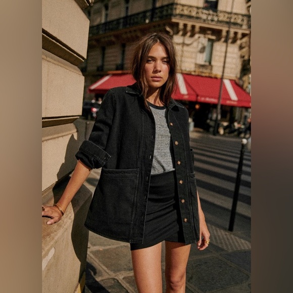 Sezane Skirt Calvi Black xs - Picture 3 of 8